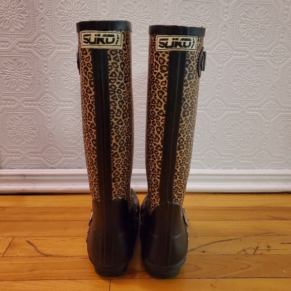 Leopard rain boots - Picture 3 of 3
